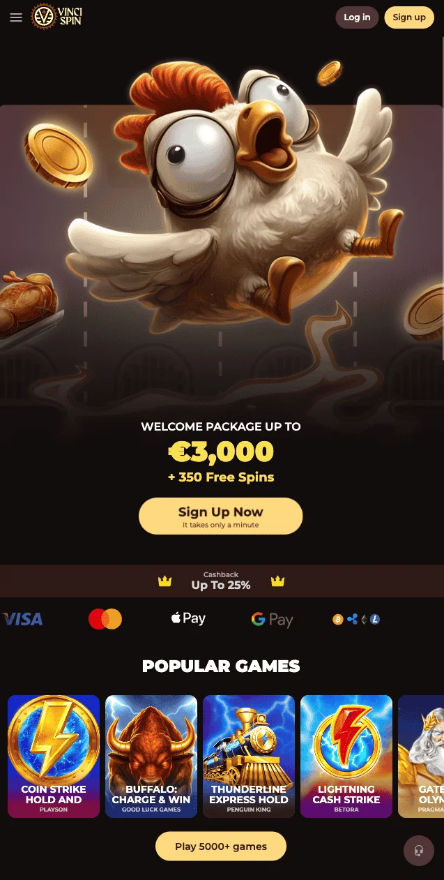 The Vincispin Casino App